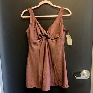 NWT! Spiegel Brown Swimwear/ Swim Dress 14